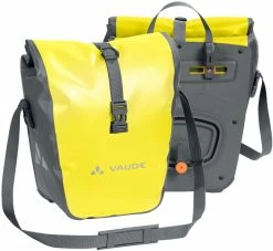 Vaude - Aqua Front - Paire De Sacoches Vélo Pour Roue Avant -Accessoires Vélo Soldes Vaude Aqua Front pour Velo electrique bleu dos 3840x2160