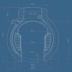 Trelock -Antivol De Cadre RS 480 XL -Accessoires Vélo Soldes antivol de cadre trelock rs 48 xl dimensions 3840x2160