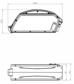 E-Bike Vision - EBV Batterie De Cadre Compatible Bosch Powerpack Classic Line -Accessoires Vélo Soldes e bike vision batterie de cadre compatible bosch classic line 2 3840x2160