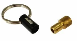 KTM - Porte-clé Adaptateur De Valve Presta DV/SV Vers AV -Accessoires Vélo Soldes ktm porte cle adaptateur de valve presta dv sv vers av 3 3464 3840x2160