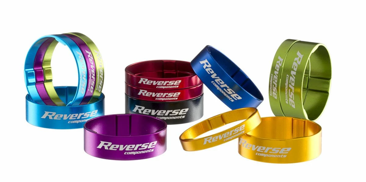 Reverse Components Reverse - Set D'entretoises De Direction “Spacer 1 1/8" 3 Reverse Components Reverse - Set D'entretoises De Direction “Spacer 1 1/8"