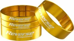 Reverse Components Reverse - Set D'entretoises De Direction “Spacer 1 1/8" 12 Reverse Components Reverse - Set D'entretoises De Direction “Spacer 1 1/8" -Accessoires Vélo Soldes reverse ultra light spacer dore 3840x2160