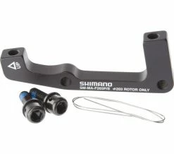 Shimano - Adaptateur De Frein à Disque (étrier PM Sur Fourche/cadre à Fixation IS) -Accessoires Vélo Soldes shimano adaptateur frein disque pm is smmaf203psa 3840x2160