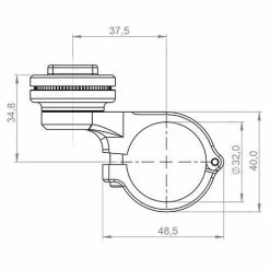 SP Connect - Bike Mount Pro - Support Au Guidon -Accessoires Vélo Soldes sp connect bike mount pro detail 2 3840x2160