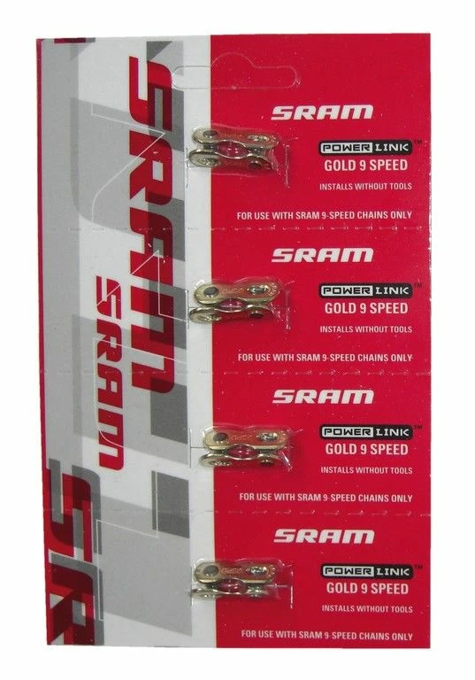 Sram - Attaches Rapides Power Link Gold Pour Chaînes 9 Vitesses 5 Sram - Attaches Rapides Power Link Gold Pour Chaînes 9 Vitesses – Image 3